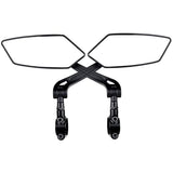 Mirror Seat Raised, Bicycle Rearview Mirror Rotated 360 Degrees, Motorcycle Rearview Mirror Modified with Large(1 Pair)