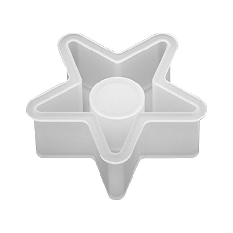 Tea Light Candle Holder Silicone Molds, Star Shape Candlestick Epoxy Casting Silicone Molds for DIY Jewelry Box In Australia - Darrahopens