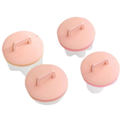 Egg Poacher, 4 Pcs Egg Cooker Cups Egg Steamer with Lid and Oil Brush, Individual Egg Boiler for Breakfast, Hard Boiled In Australia - Darrahopens