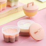 Egg Poacher, 4 Pcs Egg Cooker Cups Egg Steamer with Lid and Oil Brush, Individual Egg Boiler for Breakfast, Hard Boiled In Australia - Darrahopens