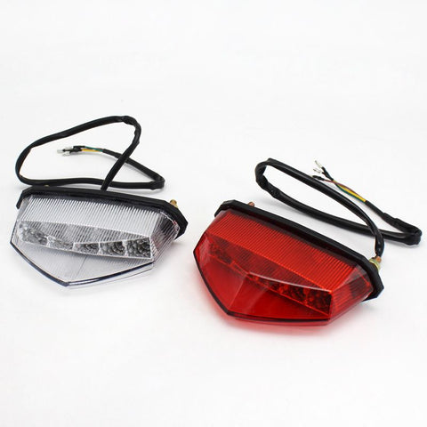 2 pcs sport Motorcycle 12V Universal 15LED Taillight License Plate Light LED ATV Rear Tail Brake Stop Tail Light Indicator In Australia - Darrahopens