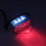 2 pcs sport Motorcycle 12V Universal 15LED Taillight License Plate Light LED ATV Rear Tail Brake Stop Tail Light Indicator