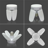 LED Garage Light Bulb,Mini 28W LED Garage Ceiling Lights 4 Adjustable Panels, Garage LED Light Bulb,E27 6500K Daylight LED In Australia - Darrahopens