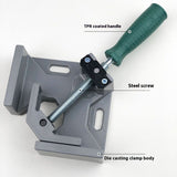 Aluminum Single Handle 90 Degree Right Angle Clamp Angle Clamp Woodworking Frame Clip Right Angle Folder Tool