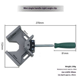 Aluminum Single Handle 90 Degree Right Angle Clamp Angle Clamp Woodworking Frame Clip Right Angle Folder Tool