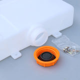 7L Fuel Tank Plastic Petrol Diesel Oil Petrol Tank Water Tank for Boat Car Truck Parking Heater Accessories, White In Australia - Darrahopens