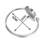 2 pcs Adjustable Tree of Life Essential Oil Diffuser Bracelet, Stainless Steel Aromatherapy Locket Bangle Pads Jewelry