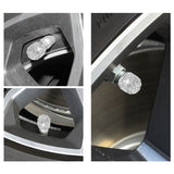 2 set8 Pack Car Tire Valve Stem Caps, Bling Valve Stem Caps, Crystal Rhinestone Car Tire Caps, Car Wheel Tire Valve