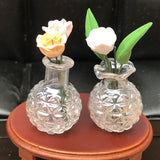 4 Pcs Doll House Vase Mini Vase Ornaments Mini House Toys Miniature Collection Toys Mini House Supplies Mini Vase Props