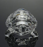 with Pond Pot/Vastu/Feng Shui Glass Crystal Turtle Tortoise Showpiece Gift, Turtle Statues & Figurines In Australia - Darrahopens