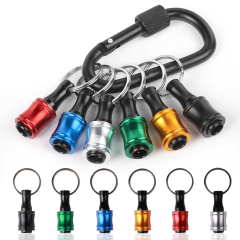 Bit Holder Keychain - Quick Release Bit Holder, 1/4 Hex Drill Bit Holder Gadgets for Men, Drill Bit Organizer1set In Australia - Darrahopens