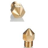 16Pcs 3 Nozzles 0.4mm, Extruder Nozzles 0.4mm Compatible for Series 3D Printer Brass Nozzles(1.75mm)