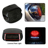 Led Tail Light LED Brake Turn Signal Rear Light Low Profile Smoked Taillights Compatible with 883 1200