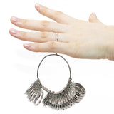 Ring Sizer Measuring Tool Set Metal Finger Sizing Gauge Rings Measurement Tool for Women Men US Size 0-13 with Half Size In Australia - Darrahopens