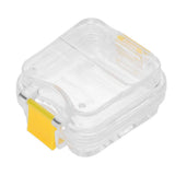Denture Case, Professional Dental False Teeth Storage Box, Portable Tooth Container with Film for False Teeth, Denture