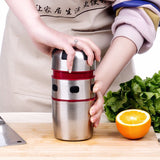 Manual oran juice squeezer, Portable Small Stainless Steel hand-held Oran Juicer Manual Grapefruit Squeezer Juice Maker