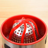 Manual oran juice squeezer, Portable Small Stainless Steel hand-held Oran Juicer Manual Grapefruit Squeezer Juice Maker