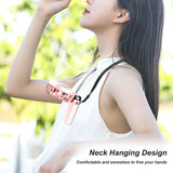 Portable Handheld Fan, Type-C Rechargeable, 1200mAh Battery Operated Fan with LED Display, 90° Foldable In Australia - Darrahopens