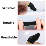 10 pairs Color random Gamer Finger Sleeves Carbon Compression Support Thumb Gloves Touchscreen Finger Cover Anti Sweat In Australia - Darrahopens