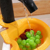 Pack Kitchen Sink Drain Strainer Food Catcher Garbage Waste Filter Rack Basket Elephant Nose Hangs on Faucet Multipurpose