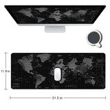 Large Gaming Mouse Pad, Desk Mat Extended Keyboard Pad, Non-Slip Rubber Base Desk Pad for Laptop, Office, Home, 31.5X11.8 inch In Australia - Darrahopens
