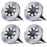 Solar Ground Lights, Waterproof Garden Upgraded Outdoor Bright in-Ground Landscape Lights for Pathway,Yard (4 Pack White Light) In Australia - Darrahopens