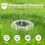 Solar Ground Lights, Waterproof Garden Upgraded Outdoor Bright in-Ground Landscape Lights for Pathway,Yard (4 Pack White Light) In Australia - Darrahopens