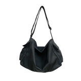 2 pcs Canvas Messenger Bag Large Bag Crossbody Shoulder Bag Tote Bag with Pocket for Women and Men In Australia - Darrahopens