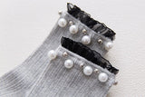 2 Pair Socks Knit Ankle Socks Ruffled Socks Womans Women Socks Socks Medium Womens Socks Hosiery Lace Socks