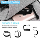 LED Neck Reading Light,Book Light In Bed,Adjustable Brightness Desk Lamp,3 Color with Bendable Arms,Suitable for Repairing