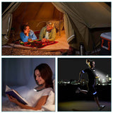 LED Neck Reading Light,Book Light In Bed,Adjustable Brightness Desk Lamp,3 Color with Bendable Arms,Suitable for Repairing