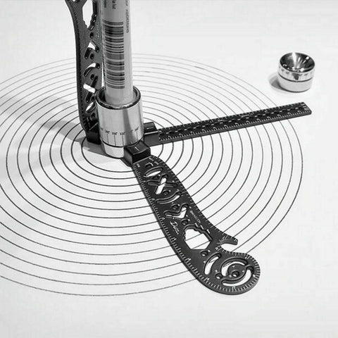 Multifunction Drawing Tool All in One Versatile Drawing Architect Scale Ruler Mini Compass Protractor Combo In Australia - Darrahopens
