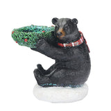 Black Bear Candle Holder, Bear Wishing Candle Holder Statue Candle Holder Bear Cartoon Bear Tea Light Candle Holder