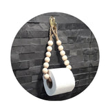 Rope Toilet Paper Holder Boho Toilet Paper Holder Twine Paper Towel Holder Farmhouse Toilet Paper Holder Wall Mounted