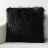 2 pcs Faux Fur Pillow Cover Fluffy Throw Pillow Mongolian Luxury Fuzzy Pillow Case Cushion Cover for Bedroom and Couch In Australia - Darrahopens