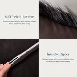 2 pcs Faux Fur Pillow Cover Fluffy Throw Pillow Mongolian Luxury Fuzzy Pillow Case Cushion Cover for Bedroom and Couch In Australia - Darrahopens