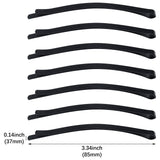 10 Black Jumbo Bobby Pins, 2.56 Inch Metal Hair Clips Hair Pin Bobby-pins Hairpins Hair Accessories for Women