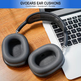 Ear Cushions - Replacement Ear Cups - Upgraded Headphones Cover Earpad for Leather with Silicone Gel (Gray2pcs )