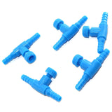 T Shaped Control Valve 10PCS Aquarium 2 Way Air Line Regulator Connector for Aquarium Airline Regulator Pump Air Line In Australia - Darrahopens