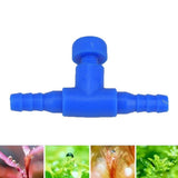 T Shaped Control Valve 10PCS Aquarium 2 Way Air Line Regulator Connector for Aquarium Airline Regulator Pump Air Line