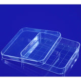 10pcs transparent Rectangular Plastic Petri Dish 100mmx100mm Pipettes for Culturing Cells and Other Scientific