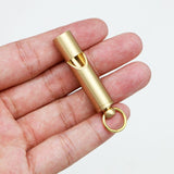 golden 4pcs Brass Whistle Best Premium Emergency Whistle One Piece Outdoor Survival Whistle On Key-Chain or Hang Around Your Neck In Australia - Darrahopens