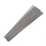 100pcs Silver stainless steel Sign off, high silicon level promotes low fuming that can be easily machined- 2.0 * 35cm In Australia - Darrahopens