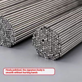 100pcs Silver stainless steel Sign off, high silicon level promotes low fuming that can be easily machined- 2.0 * 35cm In Australia - Darrahopens