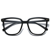 4 different colors Oversized Square Light Blocking Glasses for Women Men Anti Glare Reduce Eyestrain Computer Glasses In Australia - Darrahopens