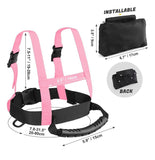 Pink Protection Belt Children Skiing Straps Ski Training Harness Ski Auxiliary Safety Belt Skateboarding
