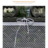 White Child Safety Net, Durable Banister Guard for Baby Safety Stairs Railing Balcony Cribs, Banister Stair Mesh Baby Proofing