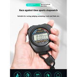 Function Electronic Digital Sport Stopwatch Timer,Large Display with Date Time and Alarm Function,Suitable for Sports Coaches