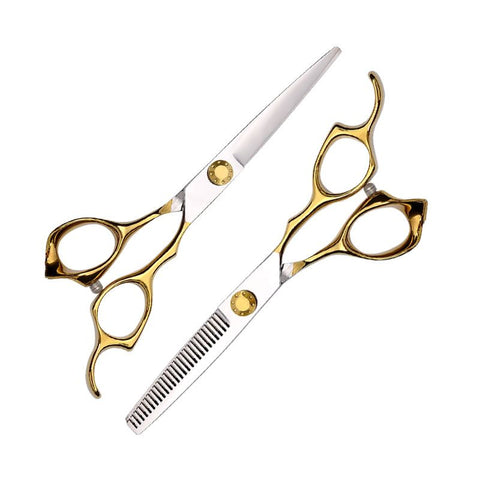 Hair Cutting Scissors, 6.0 Inch Hair Scissors Professional Hairdressing Scissors Cutting Thinning Set Shears Hair Cutting (2pcs) In Australia - Darrahopens