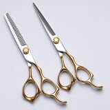 Hair Cutting Scissors, 6.0 Inch Hair Scissors Professional Hairdressing Scissors Cutting Thinning Set Shears Hair Cutting (2pcs) In Australia - Darrahopens